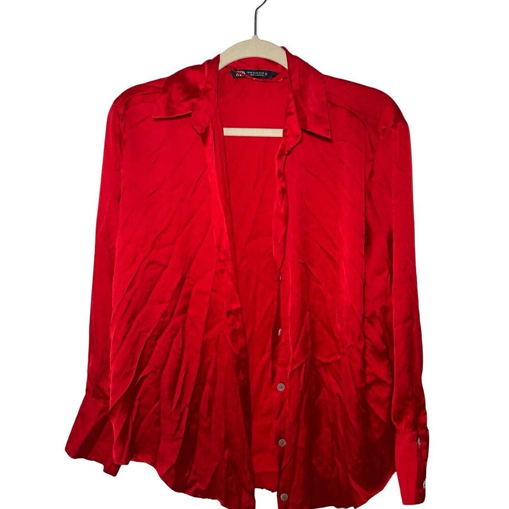 Zara Women's Red Blouse